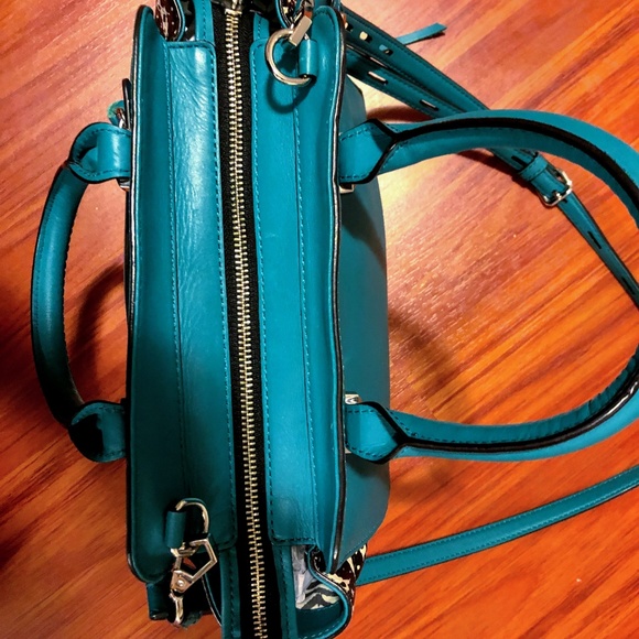 Rebecca Minkoff Mini Avery Tote in Teal - Picture 4 of 8